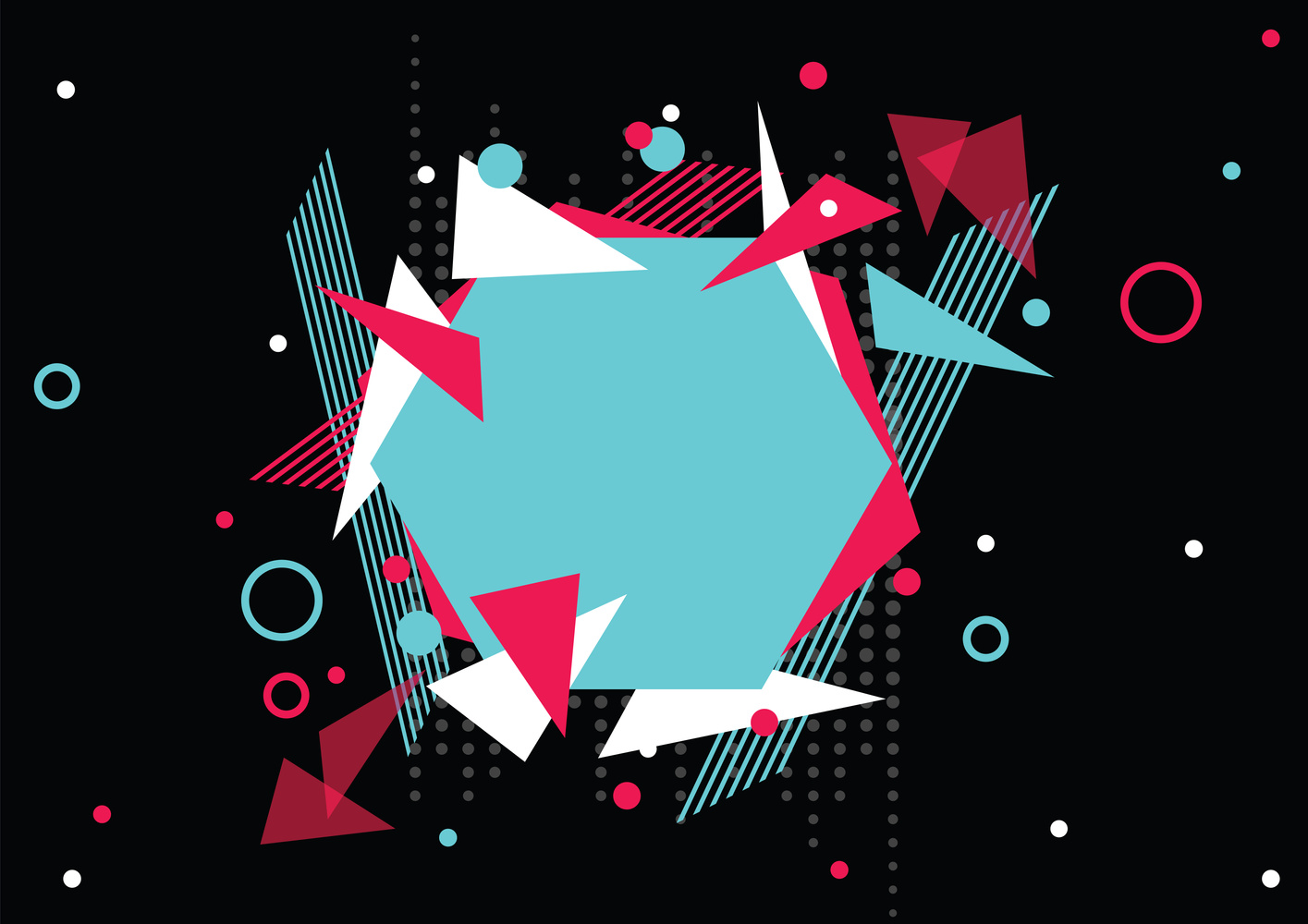Abstract glitch TikTok background. Vector illustration. Abstract